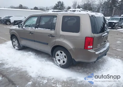 2010 Honda Pilot Lx from USA, damaged, VIN 5FNYF3H22AB013845